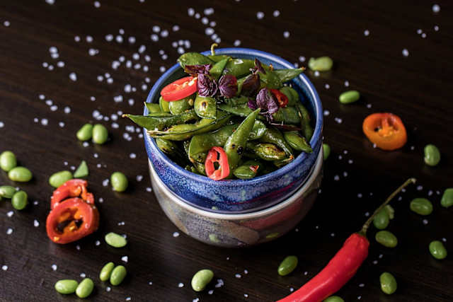 Flamed Edamame