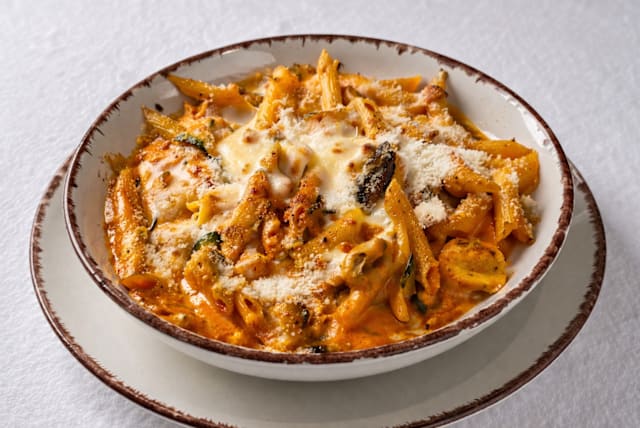 Penne sicilienne (gratiné)