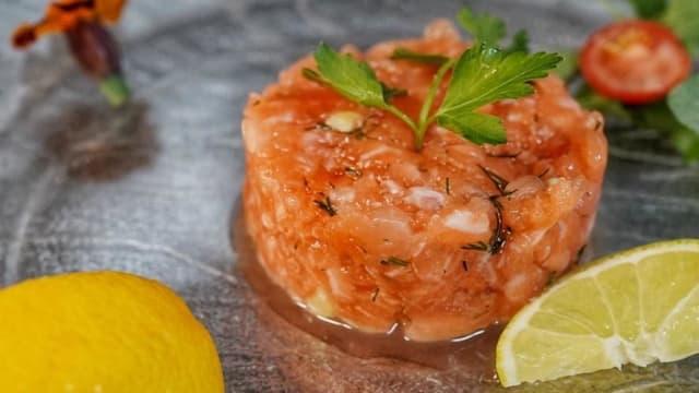 Tartare de saumon 