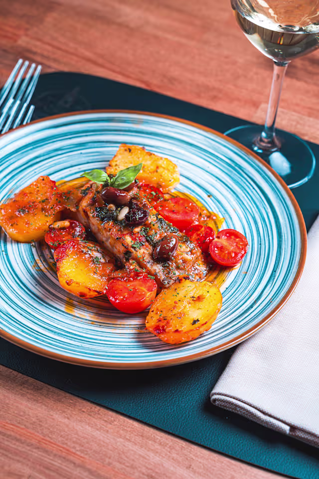 Filetto di pescato alla Ligure