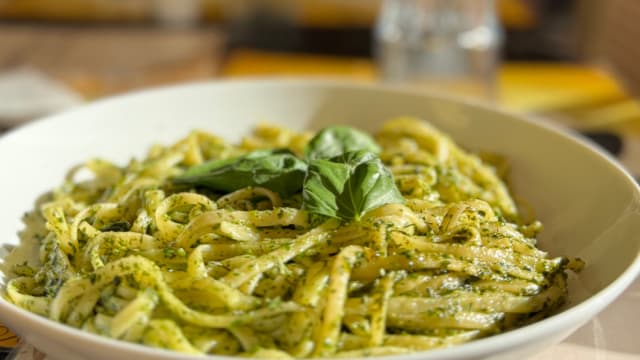 Linguini au pesto