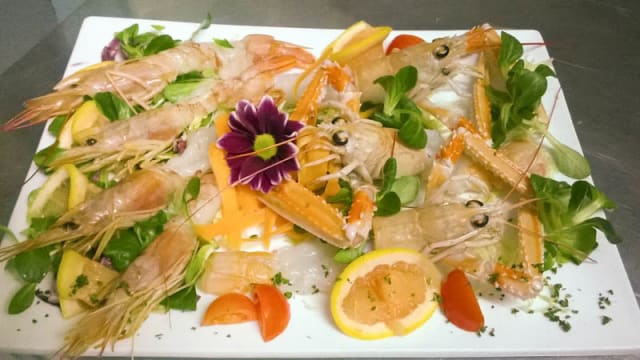 Crudità di scampi
