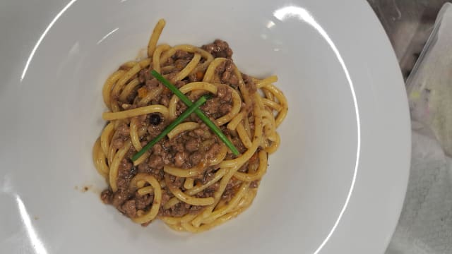 Bigoli al ragù di cinghiale