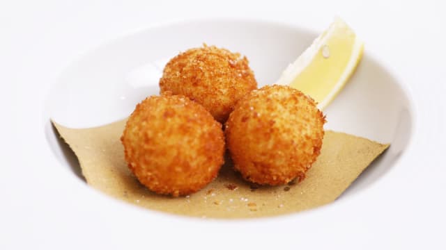Polpette di baccalà mantecato