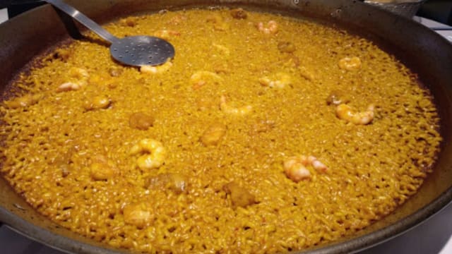 arroz abanda con tropezones