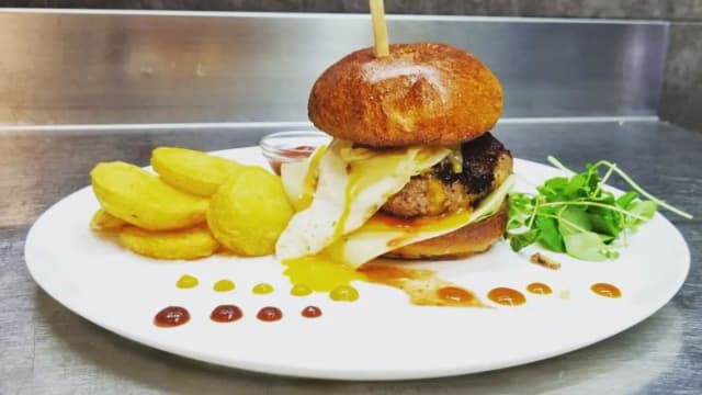 Hamburguesa de entrecot.