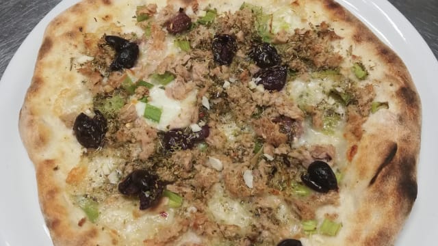 Pizza tonno cipolla lowcarb/keto o senza glutine