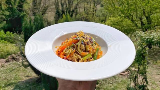 tagliatelle integrali alle verdure