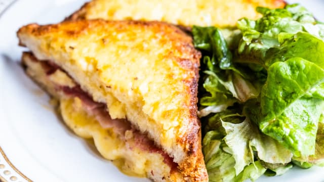 croque monsieur au gouda truffé