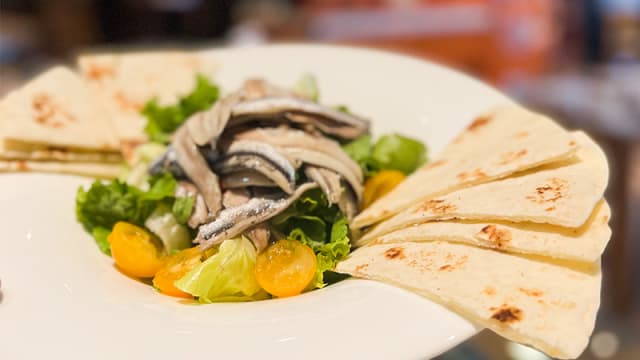 Sardoncini e piadina 