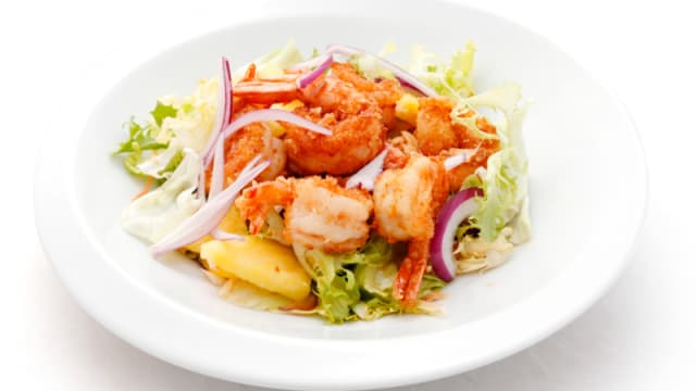 SALADE MAISON AUX CREVETTES