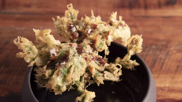 Bouquet di Erbe Aromatiche in Tempura e Teriyaki