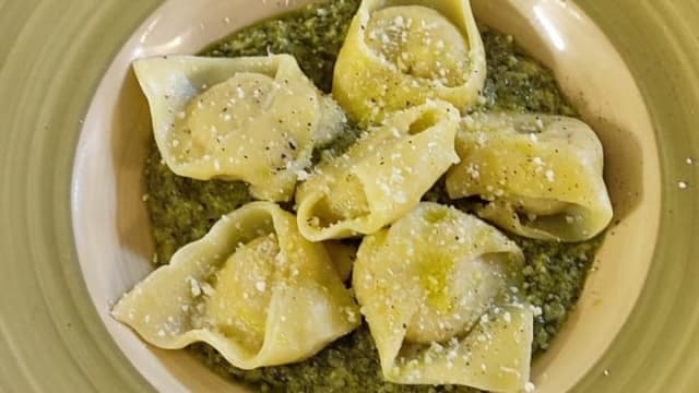 Tortelli di Lampredotto in salsa verde
