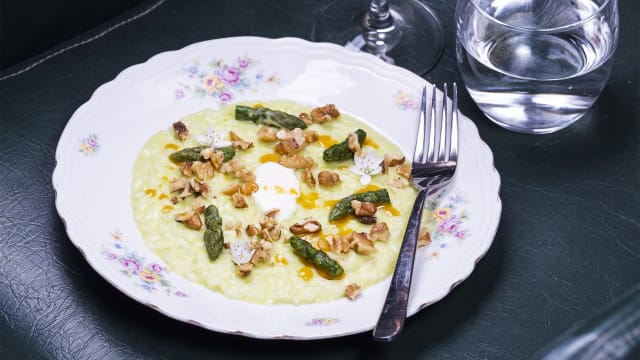 Risotto agli asparagi e crescenza