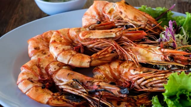 Gamberoni Argentini al cognac