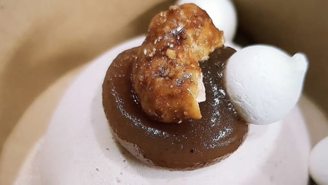 Chocolat, praline et meringue