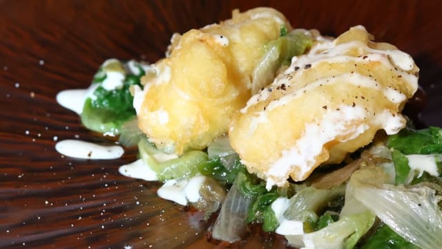 Baccalà in tempura
