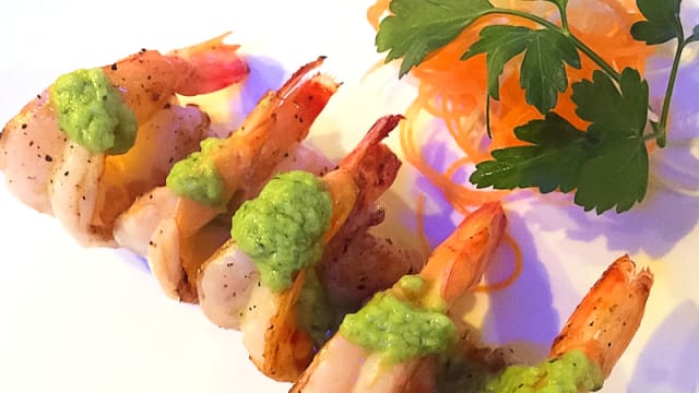 Teppanyaki crevette