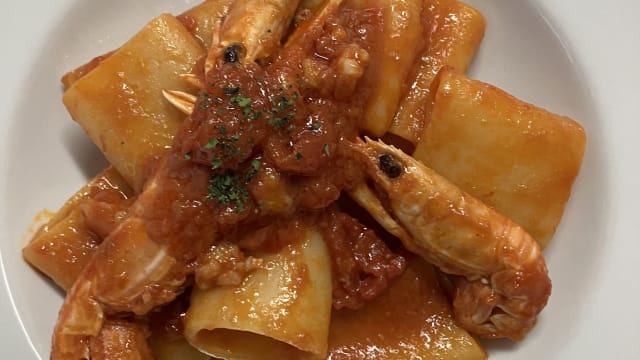Paccheri agli Scampi
