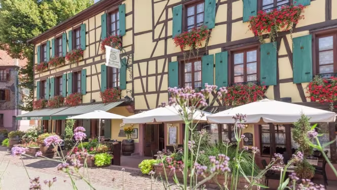 Hotel- Restaurant du Mouton à Ribeauvillé. - 0