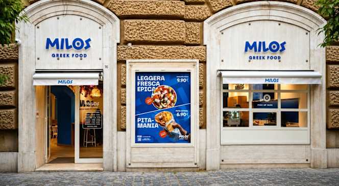 Milos Greek Food - Regina Margherita - 1