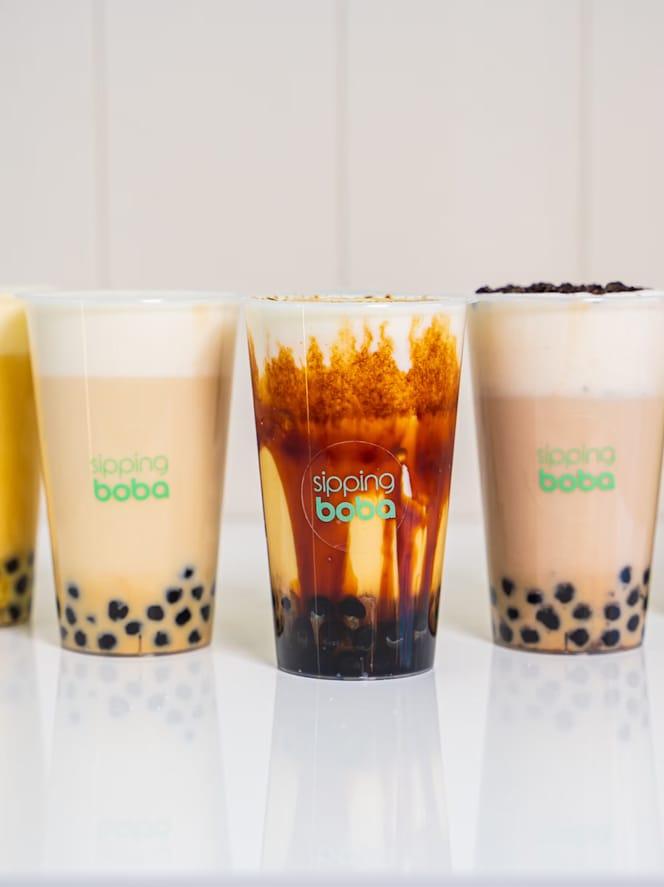 Sipping boba - 0