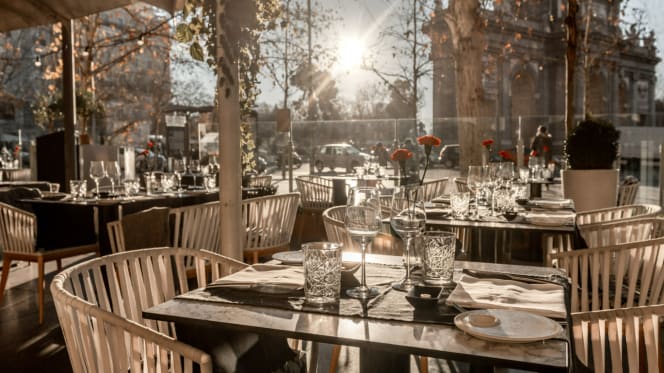 Terraza y Restaurante Malvar- Hotel Hospes Puerta de Alcalá - Madrid - 0