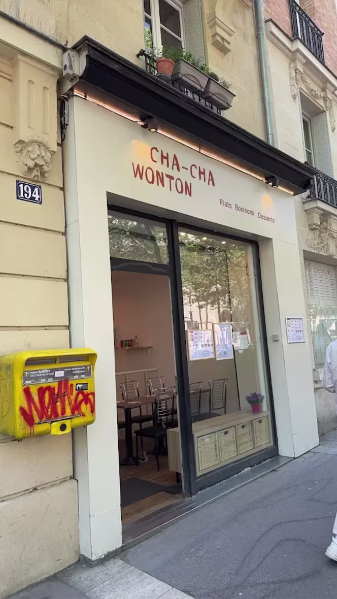 Chacha Wonton - Restaurant - Paris