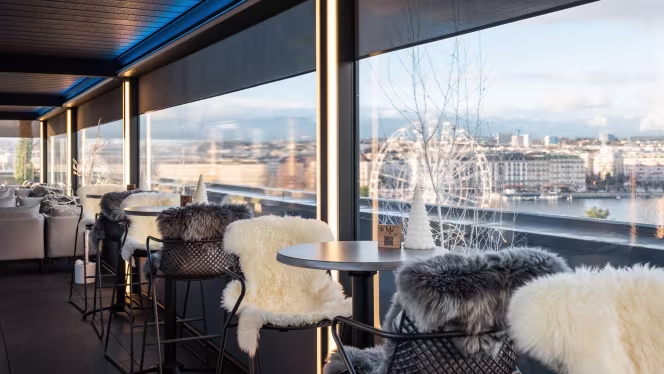 MET Rooftop Lounge - Hôtel Métropole Genève - Geneve - 2