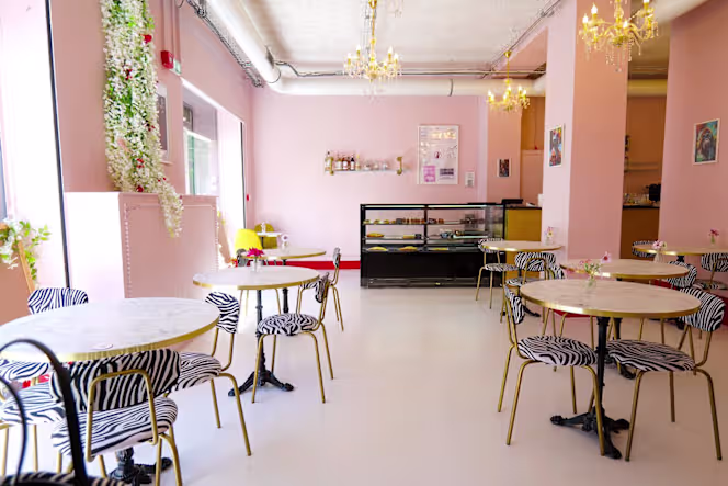 Peach Homemade Lunch Brunch Coffee - 5