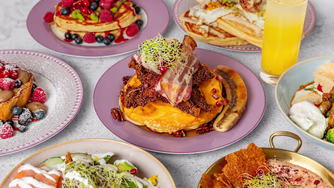 Peach Homemade Lunch Brunch Coffee - 0