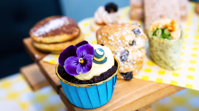 Summer Tea Party inspired by Disney Winnie The Pooh in the Stable Yard Café - 4